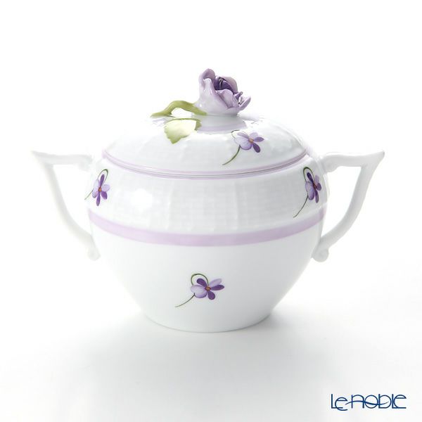 ヘレンド バイオレット（ライラック） VIOLETL 00472-0-09 シュガーポット ローズ 200ml