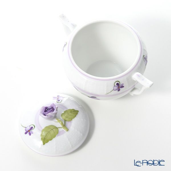 ヘレンド バイオレット（ライラック） VIOLETL 00472-0-09 シュガーポット ローズ 200ml