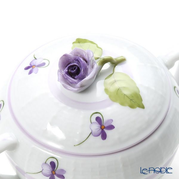 ヘレンド バイオレット（ライラック） VIOLETL 00472-0-09 シュガーポット ローズ 200ml