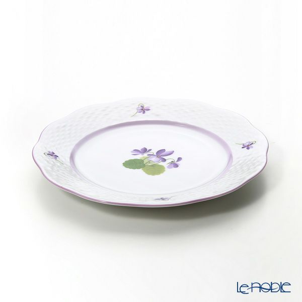 ヘレンド バイオレット（ライラック） VIOLETL 00517-0-00 プレート 19cm