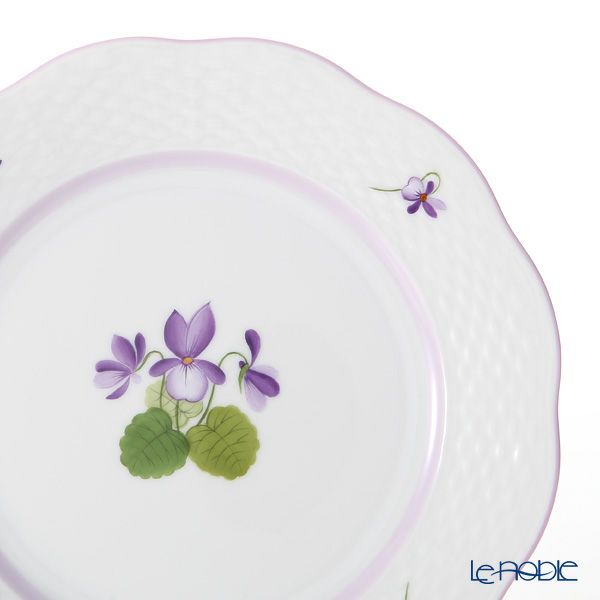 ヘレンド バイオレット（ライラック） VIOLETL 00517-0-00 プレート 19cm