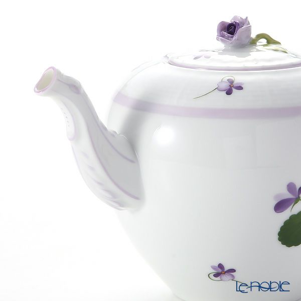 ヘレンド バイオレット（ライラック） VIOLETL 00606-0-09 ティーポット ローズ 800ml