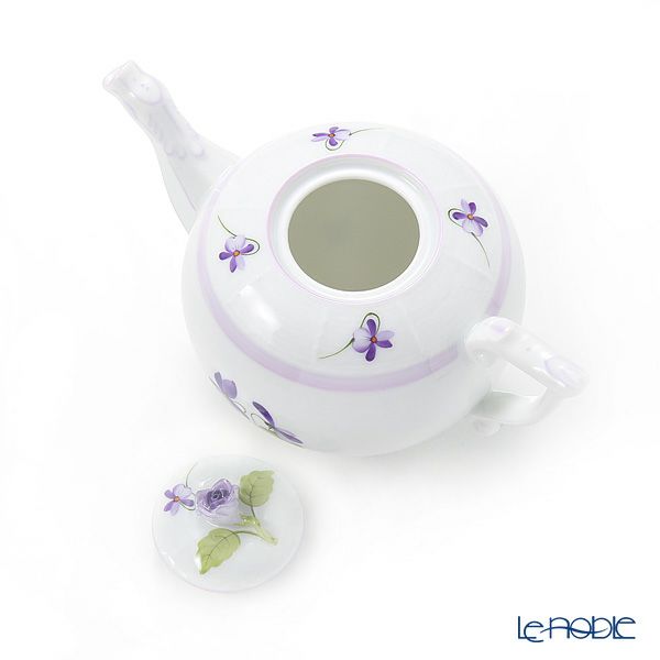 ヘレンド バイオレット（ライラック） VIOLETL 00608-0-09 ティーポット ローズ 400ml