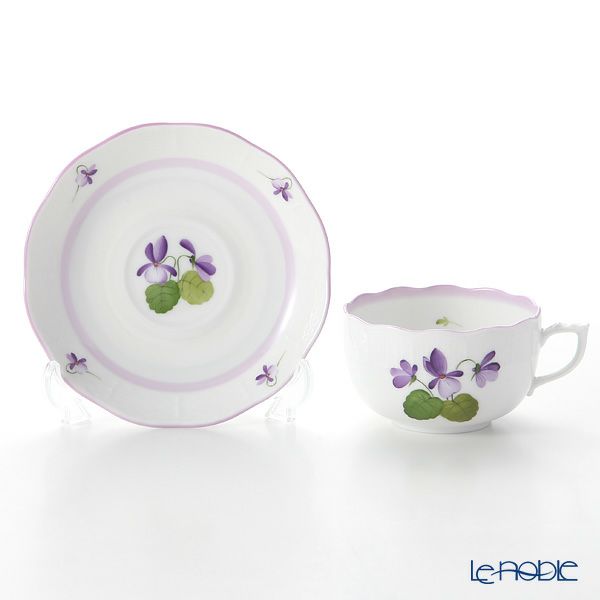 ヘレンド (HEREND) バイオレット（ライラック） VIOLETL 00724-0-00 ティーカップ＆ソーサー 200ml