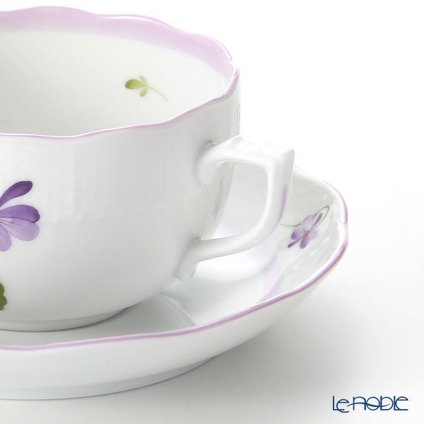 ヘレンド (HEREND) バイオレット（ライラック） VIOLETL 00724-0-00 ティーカップ＆ソーサー 200ml