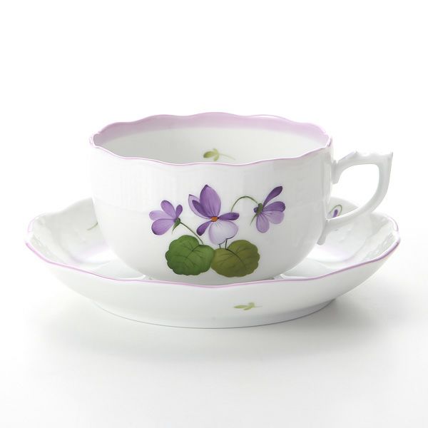 ヘレンド バイオレット（ライラック） VIOLETL 00724-0-00 ティーカップ＆ソーサー 200ml