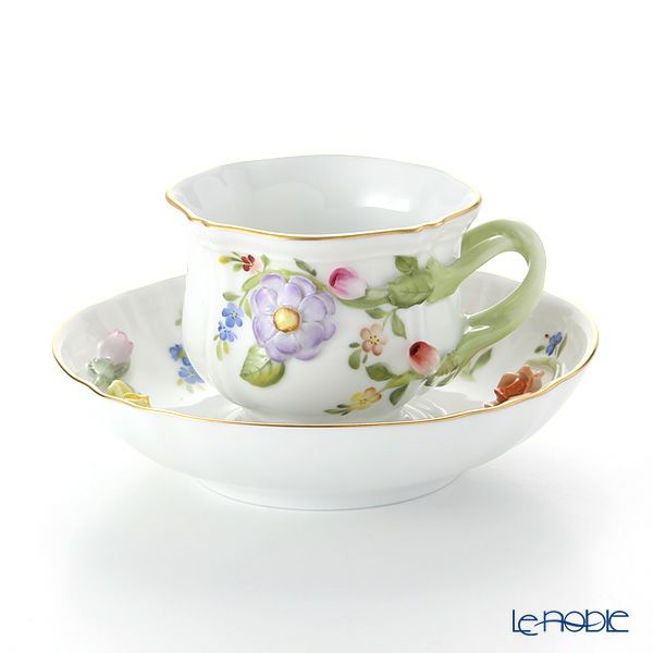 ヘレンド フローラル CD-X1 04227-0-66 コーヒーカップ＆ソーサー