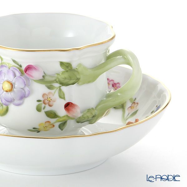 ヘレンド フローラル CD-X1 04227-0-66 コーヒーカップ＆ソーサー