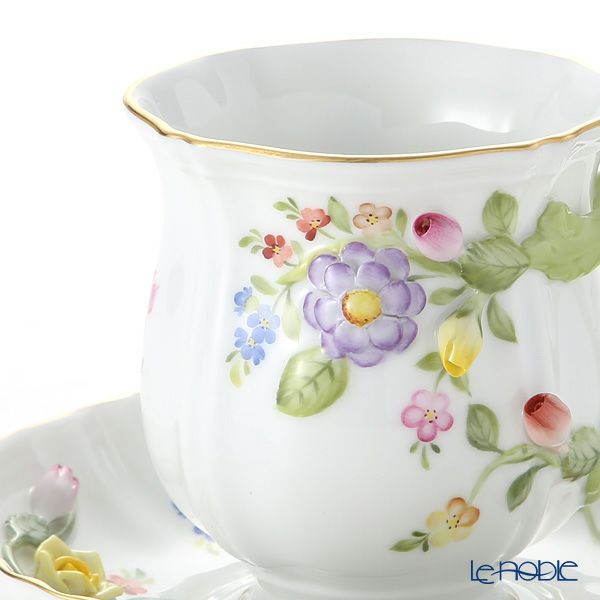 ヘレンド フローラル CD-X1 04228-0-66 ティーカップ＆ソーサー