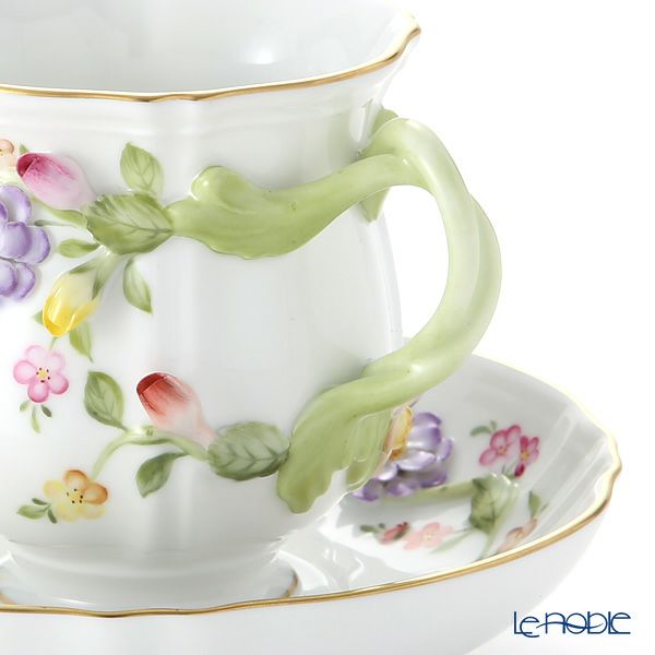 ヘレンド フローラル CD-X1 04228-0-66 ティーカップ＆ソーサー