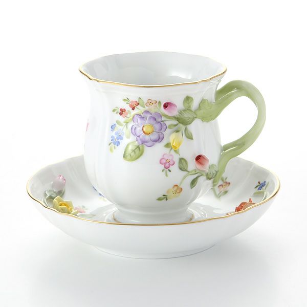 ヘレンド フローラル CD-X1 04228-0-66 ティーカップ＆ソーサー