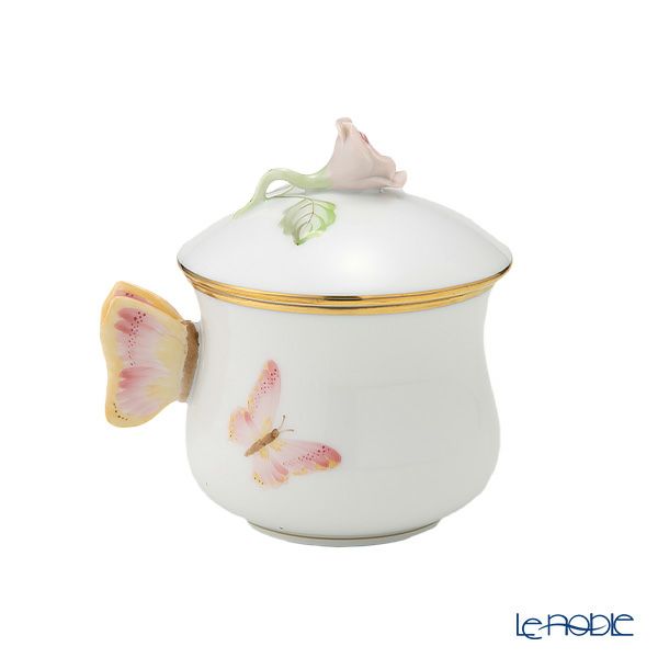ヘレンド エデン・ローズドラジェ EDENP クリームカップ バタフライ 02385-0-91