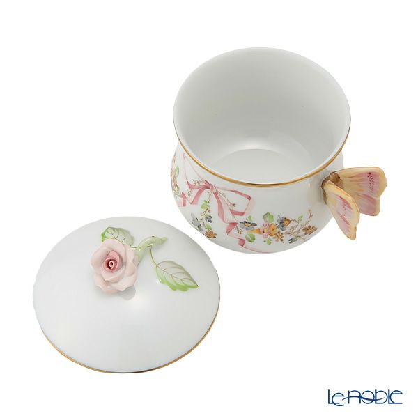 ヘレンド エデン・ローズドラジェ EDENP クリームカップ バタフライ 02385-0-91