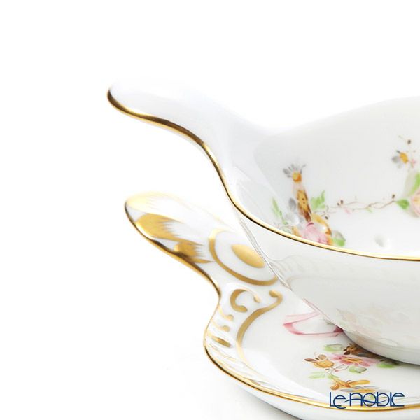 ヘレンド エデン・ローズドラジェ EDENP 02452-0-00 ティーストレーナ／トレイ