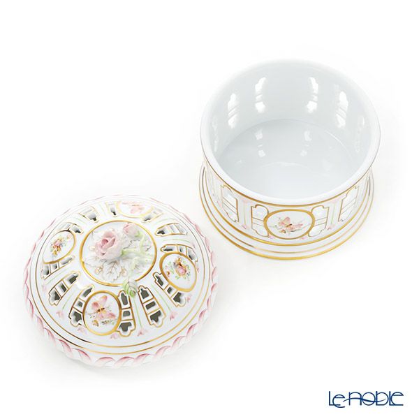 ヘレンド エデン・ローズドラジェ EDENP 06206-0-09 透かしボンボン（ローズ）