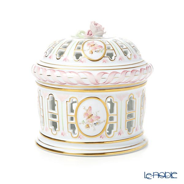 ヘレンド エデン・ローズドラジェ EDENP 06206-0-09 透かしボンボン（ローズ）