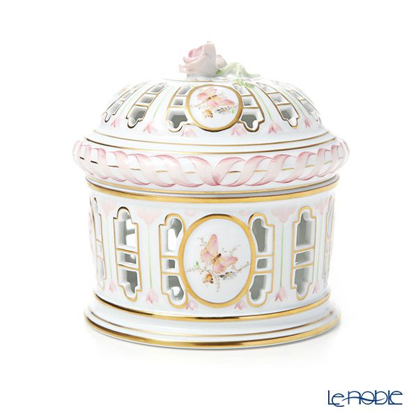 ヘレンド エデン・ローズドラジェ EDENP 06206-0-09 透かしボンボン（ローズ）