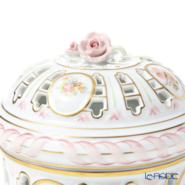 ヘレンド エデン・ローズドラジェ EDENP 06206-0-09 透かしボンボン（ローズ）