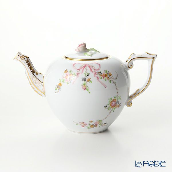 ヘレンド エデン・ローズドラジェ EDENP 20606-0-09 ティーポット（ローズ） 800ml