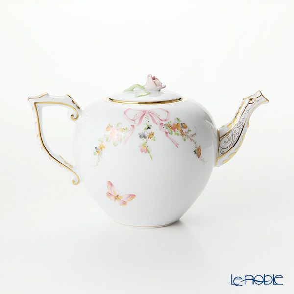 ヘレンド エデン・ローズドラジェ EDENP 20606-0-09 ティーポット（ローズ） 800ml