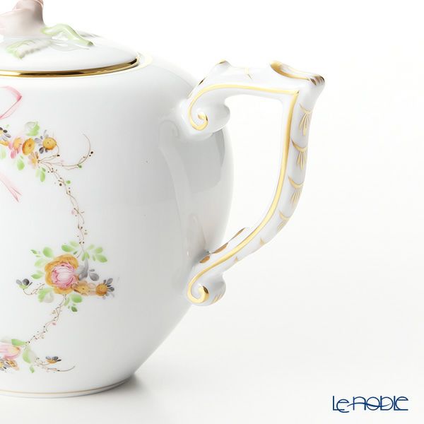 ヘレンド エデン・ローズドラジェ EDENP 20606-0-09 ティーポット（ローズ） 800ml