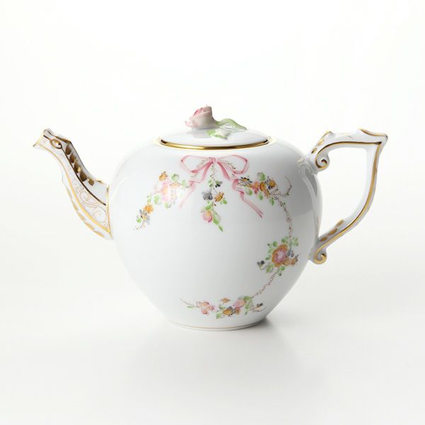 ヘレンド エデン・ローズドラジェ EDENP 20606-0-09 ティーポット（ローズ） 800ml