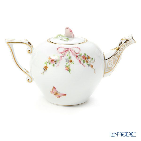 ヘレンド エデン・ローズドラジェ EDENP 20608-0-09 ティーポット（ローズ） 400ml