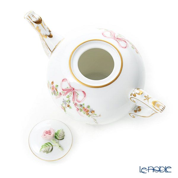 ヘレンド エデン・ローズドラジェ EDENP 20608-0-09 ティーポット（ローズ） 400ml