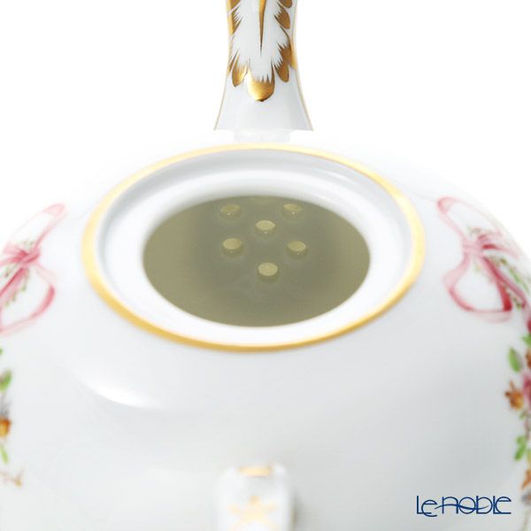 ヘレンド エデン・ローズドラジェ EDENP 20608-0-09 ティーポット（ローズ） 400ml