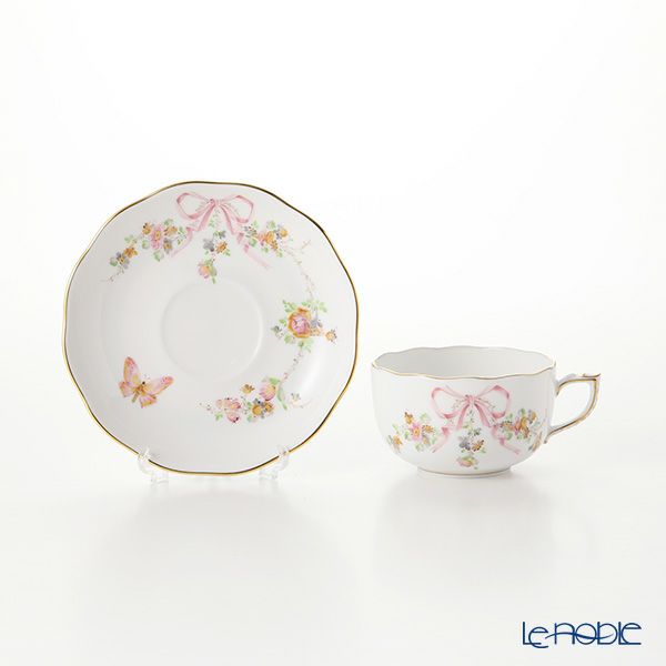 ヘレンド エデン・ローズドラジェ EDENP 20724-0-00 ティーカップ＆ソーサー 200ml