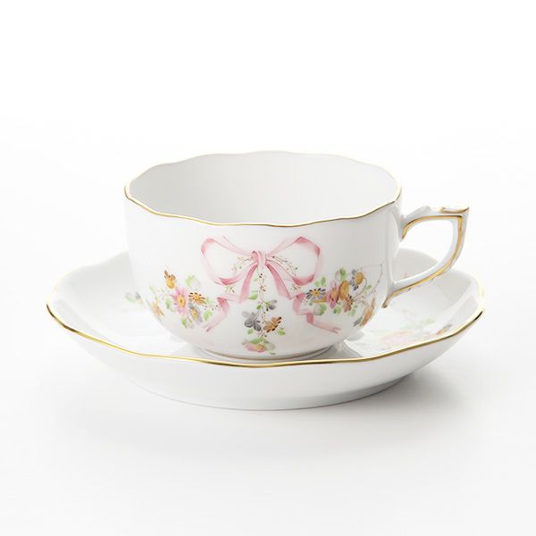 ヘレンド エデン・ローズドラジェ EDENP 20724-0-00 ティーカップ＆ソーサー 200ml