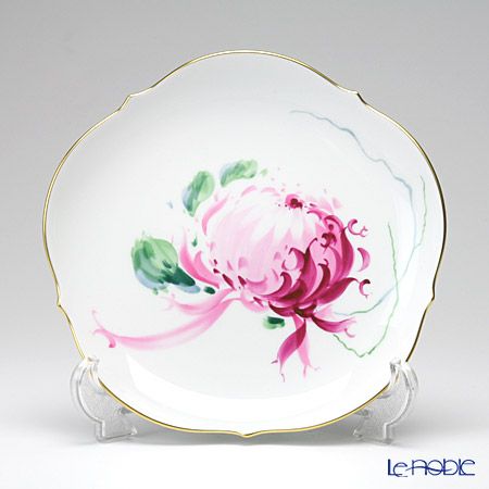 マイセン（Meissen） パープル菊 610710／23 プレート 18cm