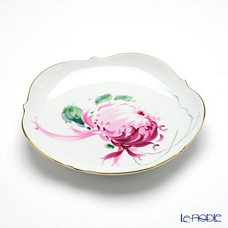 マイセン（Meissen） パープル菊 610710／23 プレート 18cm