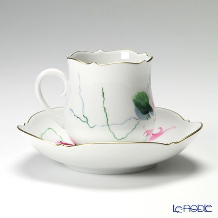 マイセン（Meissen） パープル菊 610710／23582 コーヒーカップ＆ソーサー 150ml