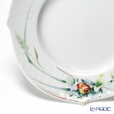 マイセン（Meissen） 森の声 614501／29470／01 プレート 19cm Motiv No.1 クランベリー
