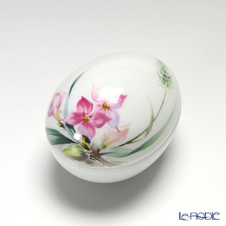 マイセン（Meissen） 森の声 614501／52280 タマゴ型ボックス 5cm