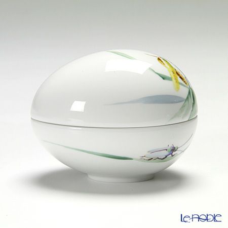 マイセン（Meissen） 森の声 614501／52282 タマゴ型ボックス 8cm