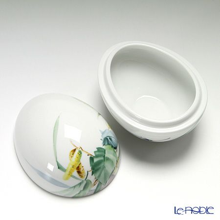 マイセン（Meissen） 森の声 614501／52282 タマゴ型ボックス 8cm