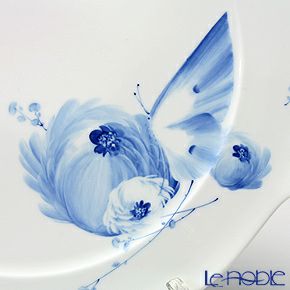 マイセン（Meissen） 青い花 614701／28511 ラウンドプラター 38.5cm
