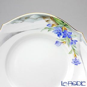 マイセン（Meissen） アルペンフローラ 616090／28470／02 プレート 19cm Motiv No.2 リンドウ