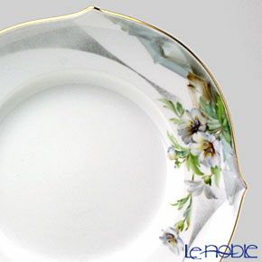 マイセン（Meissen） アルペンフローラ 616090／28470／03 プレート 19cm Motiv No.3 ゼラニウム