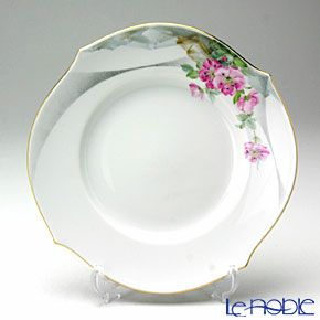 マイセン（Meissen） アルペンフローラ 616090／28470／04 プレート 19cm Motiv No.4 アルペンローズ