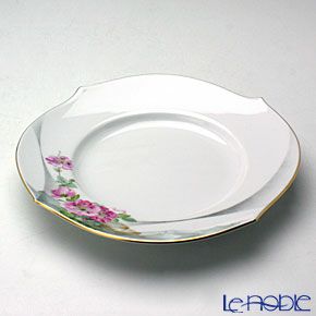 マイセン（Meissen） アルペンフローラ 616090／28470／04 プレート 19cm Motiv No.4 アルペンローズ