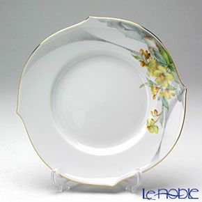 マイセン（Meissen） アルペンフローラ 616090／28470／05 プレート 19cm Motiv No.5 ヒマワリ