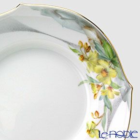 マイセン（Meissen） アルペンフローラ 616090／28470／05 プレート 19cm Motiv No.5 ヒマワリ