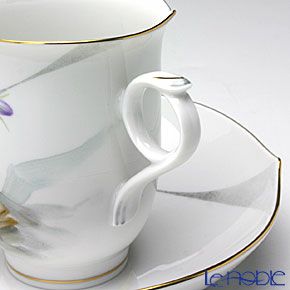 マイセン（Meissen） アルペンフローラ 616090／28582 コーヒーカップ＆ソーサー 180ml Motiv No.1 つりがね草