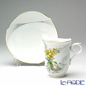 マイセン（Meissen） アルペンフローラ 616090／28582 コーヒーカップ＆ソーサー 180ml Motiv No.5 ヒマワリ