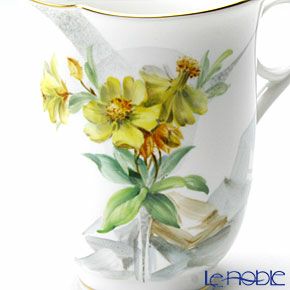 マイセン（Meissen） アルペンフローラ 616090／28582 コーヒーカップ＆ソーサー 180ml Motiv No.5 ヒマワリ