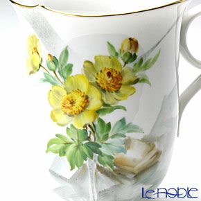 マイセン（Meissen） アルペンフローラ 616090／28582 コーヒーカップ＆ソーサー 180ml Motiv No.6 ピータービアード