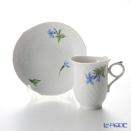 マイセン（Meissen） アルペンフローラ 616101／29582／01 コーヒーカップ＆ソーサー 180ml Motiv No1 つりがね草